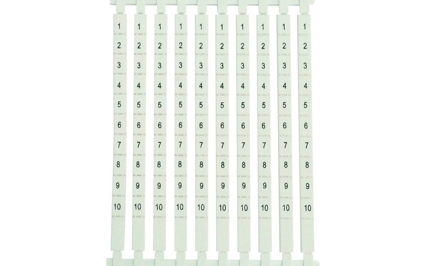 Malmbergs Märkkarta, 351-400, 100 st* Kopplingsplintar,Kabelkanal.