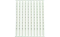 Kopplingsplintar,Kabelkanal.<Malmbergs Märkkarta, 451-500, 100 st