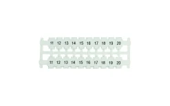 Märkkarta, För klämfj. plintar, 1-10, 20 st