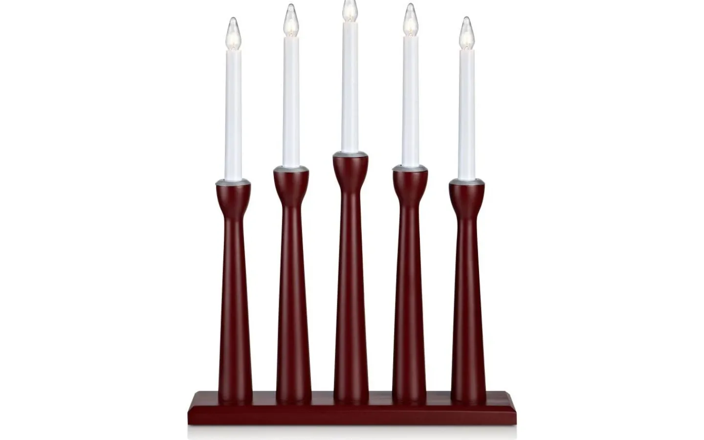 Visa Alla Adventsljusstakar|Adventsljusstakar 31-60 Cm<Markslojd Måseskär Adventsljusstake 5L 49cm Röd