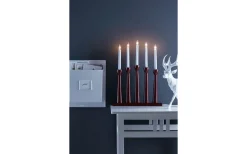 Visa Alla Adventsljusstakar|Adventsljusstakar 31-60 Cm<Markslojd Måseskär Adventsljusstake 5L 49cm Röd