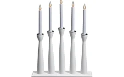 Markslojd Måseskär Adventsljusstake 5L 49cm Vit* Visa Alla Adventsljusstakar|Adventsljusstakar 31-60 Cm
