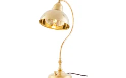 Karlskrona Lampfabrik Mässingsskärm 180 - Mässing* Reservglas Och Reservdelar