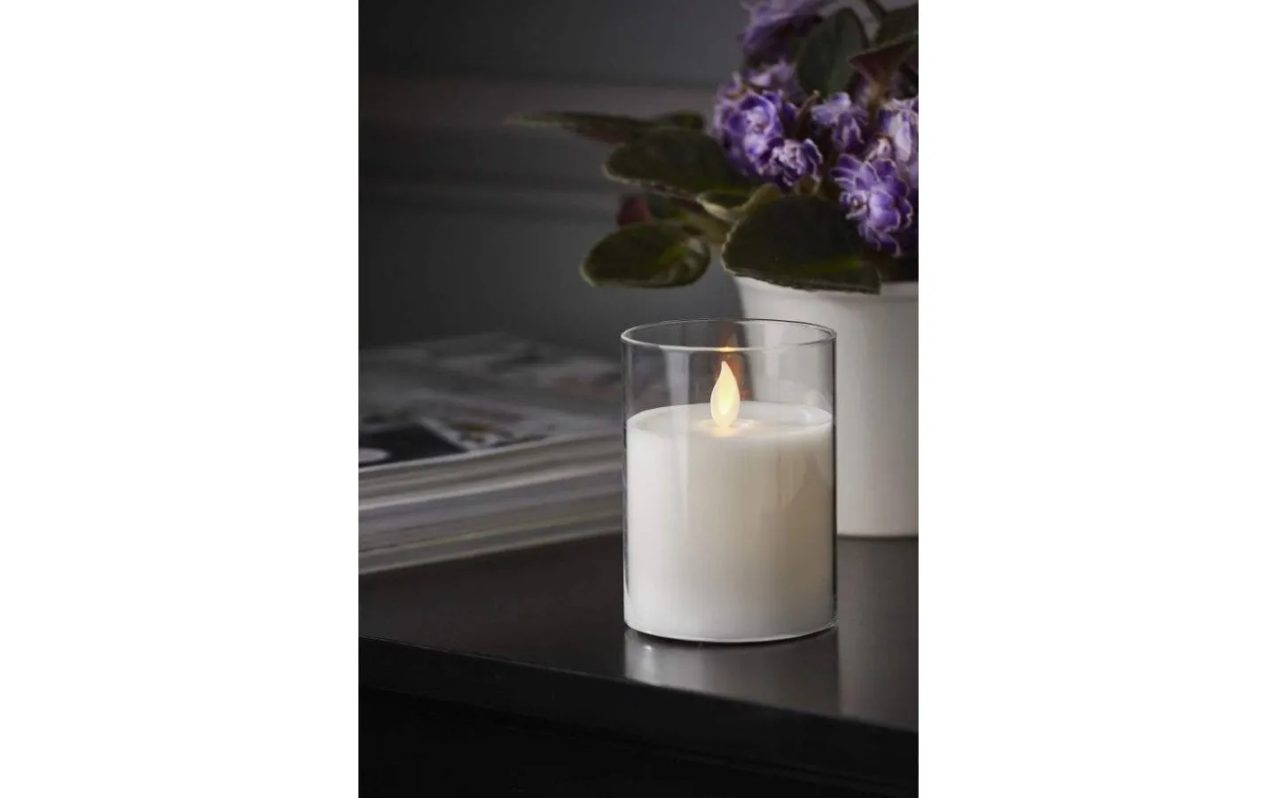 Star Trading M-Twinkle Batteridriven Ljuslykta 10cm* Blockljus Inomhus|Blockljus Inomhus