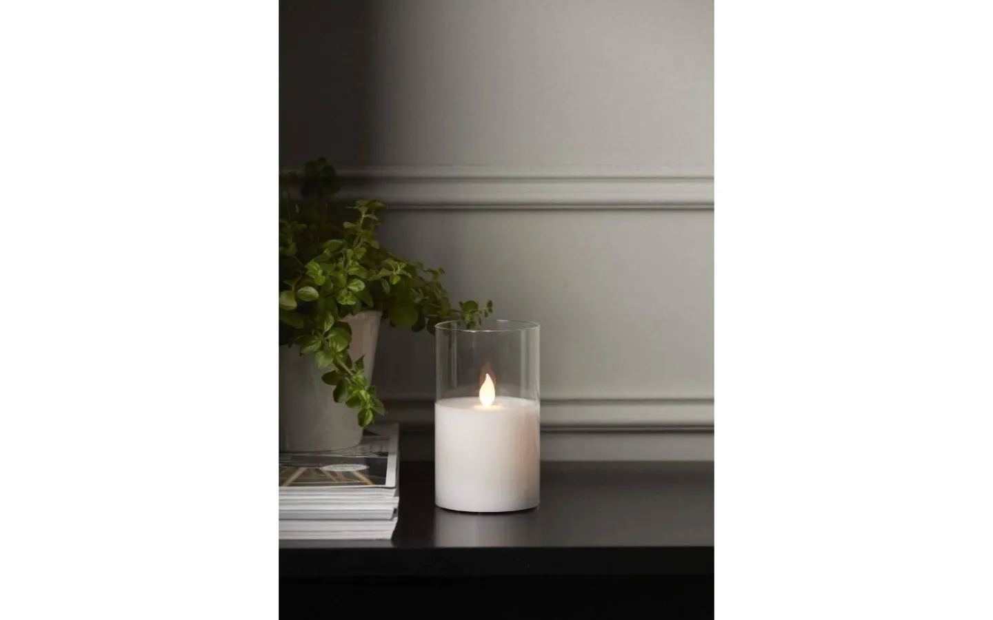 Star Trading M-Twinkle Batteridriven Ljuslykta 12,5cm* Blockljus Inomhus|Blockljus Inomhus