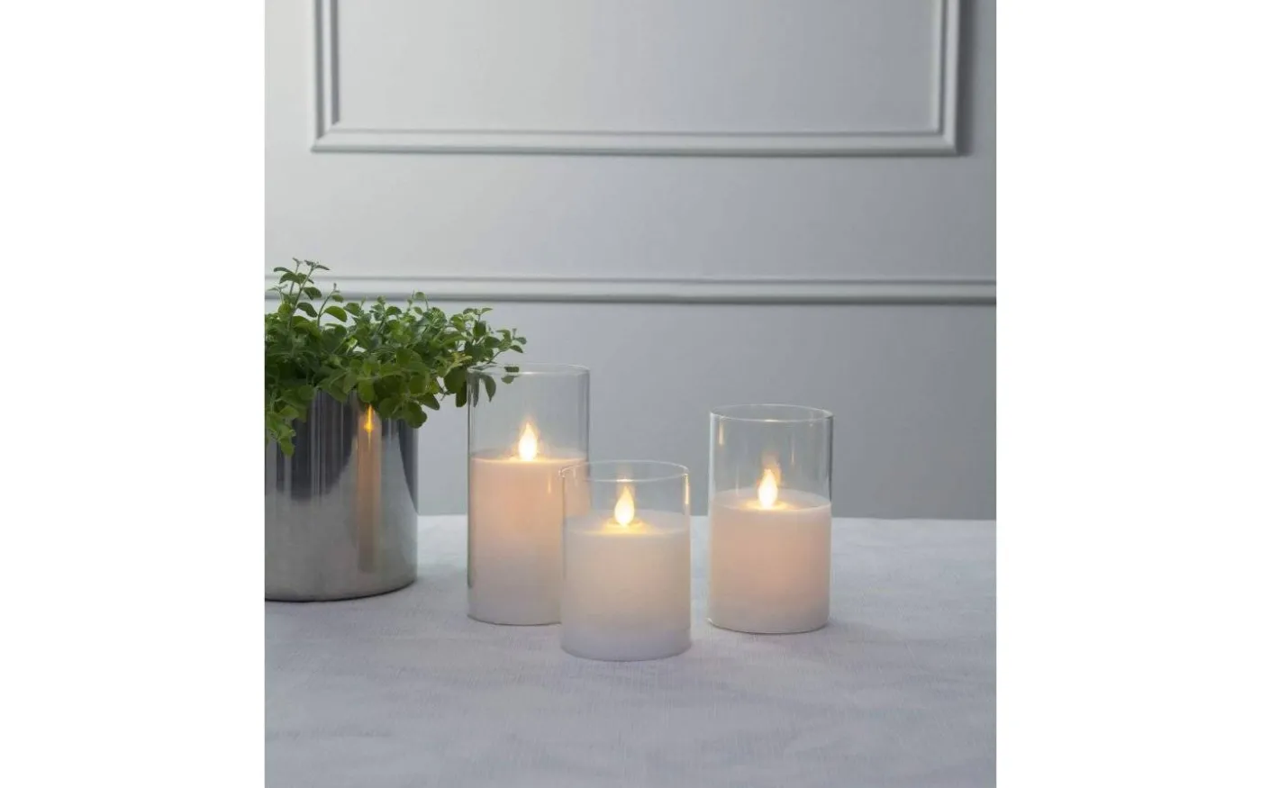 M-Twinkle Batteridriven Ljuslykta15cm