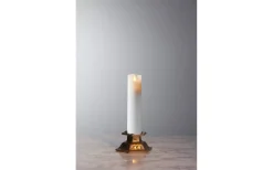 M-Twinkle Batteridrivet Blockljus 20cm Vit