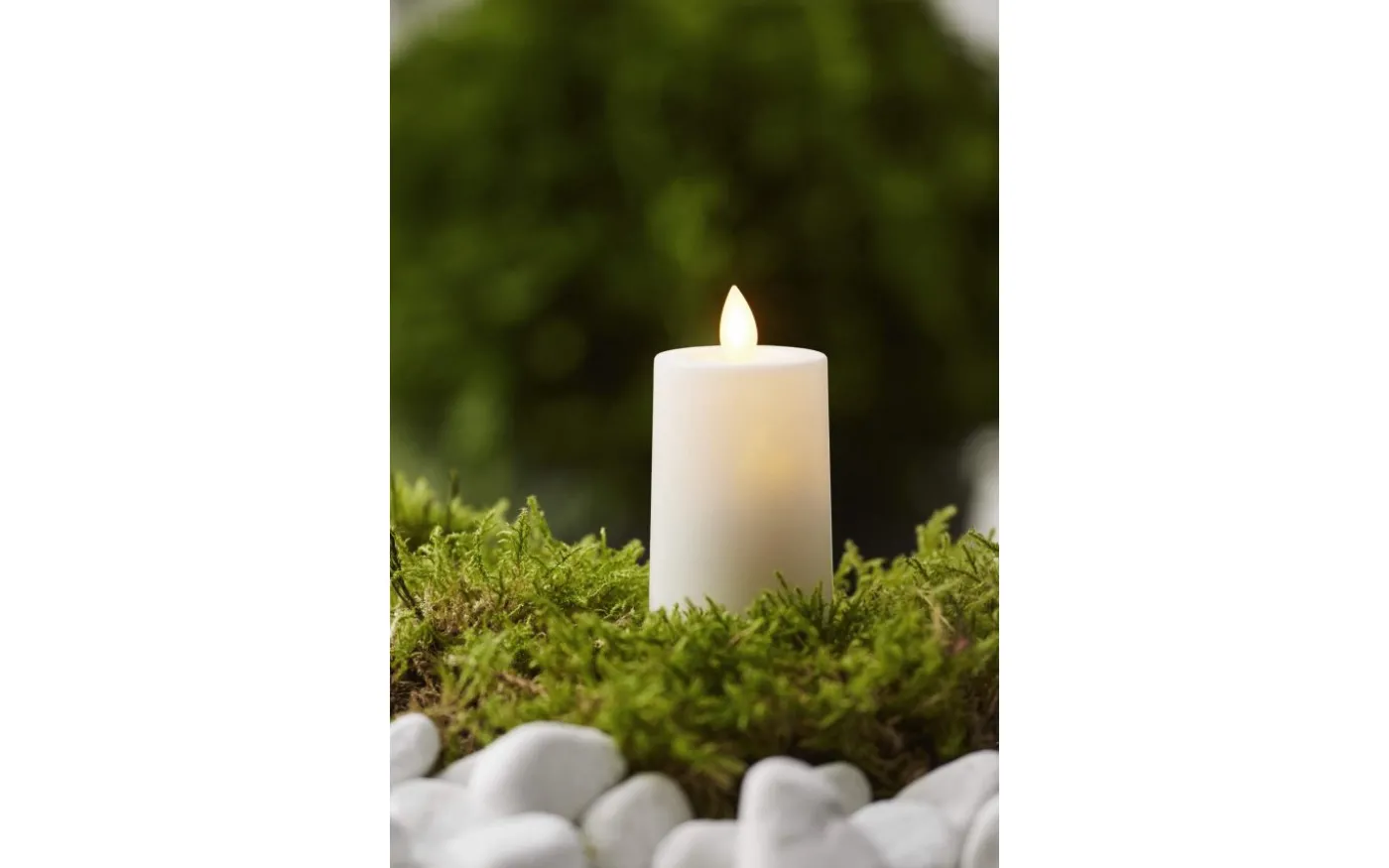 M-Twinkle Batteridrivet Blockljus Utomhusbruk 11,5cm