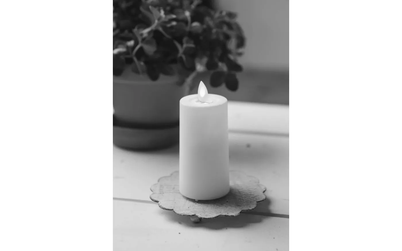 M-Twinkle Batteridrivet Blockljus Utomhusbruk 11,5cm