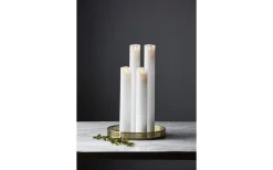 Star Trading M-Twinkle Batteridrivet Blockljus 40cm Vit* Blockljus Inomhus|Blockljus Inomhus