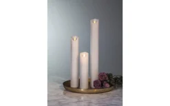 Star Trading M-Twinkle Batteridrivet Blockljus 40cm Vit* Blockljus Inomhus|Blockljus Inomhus