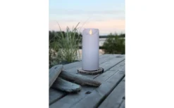 M-Twinkle Batteridrivet Blockljus Vit 17,5cm Utomhusbruk