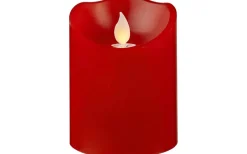 Star Trading M-Twinkle Batteridrivet Blockljus 10cm Röd* Blockljus Inomhus|Blockljus Inomhus