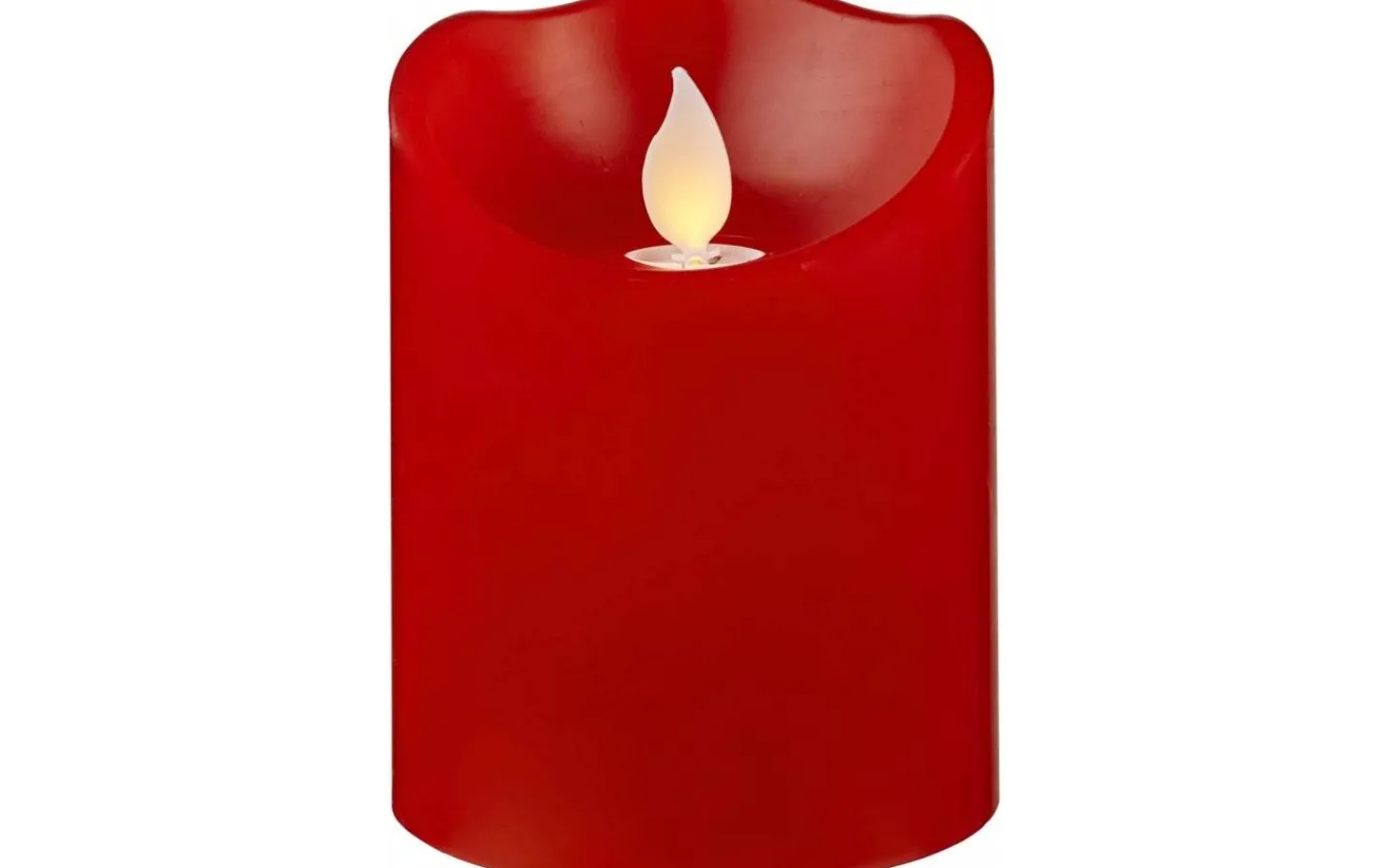 Star Trading M-Twinkle Batteridrivet Blockljus 10cm Röd* Blockljus Inomhus|Blockljus Inomhus