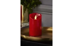 M-Twinkle Batteridrivet Blockljus 12,5cm Röd