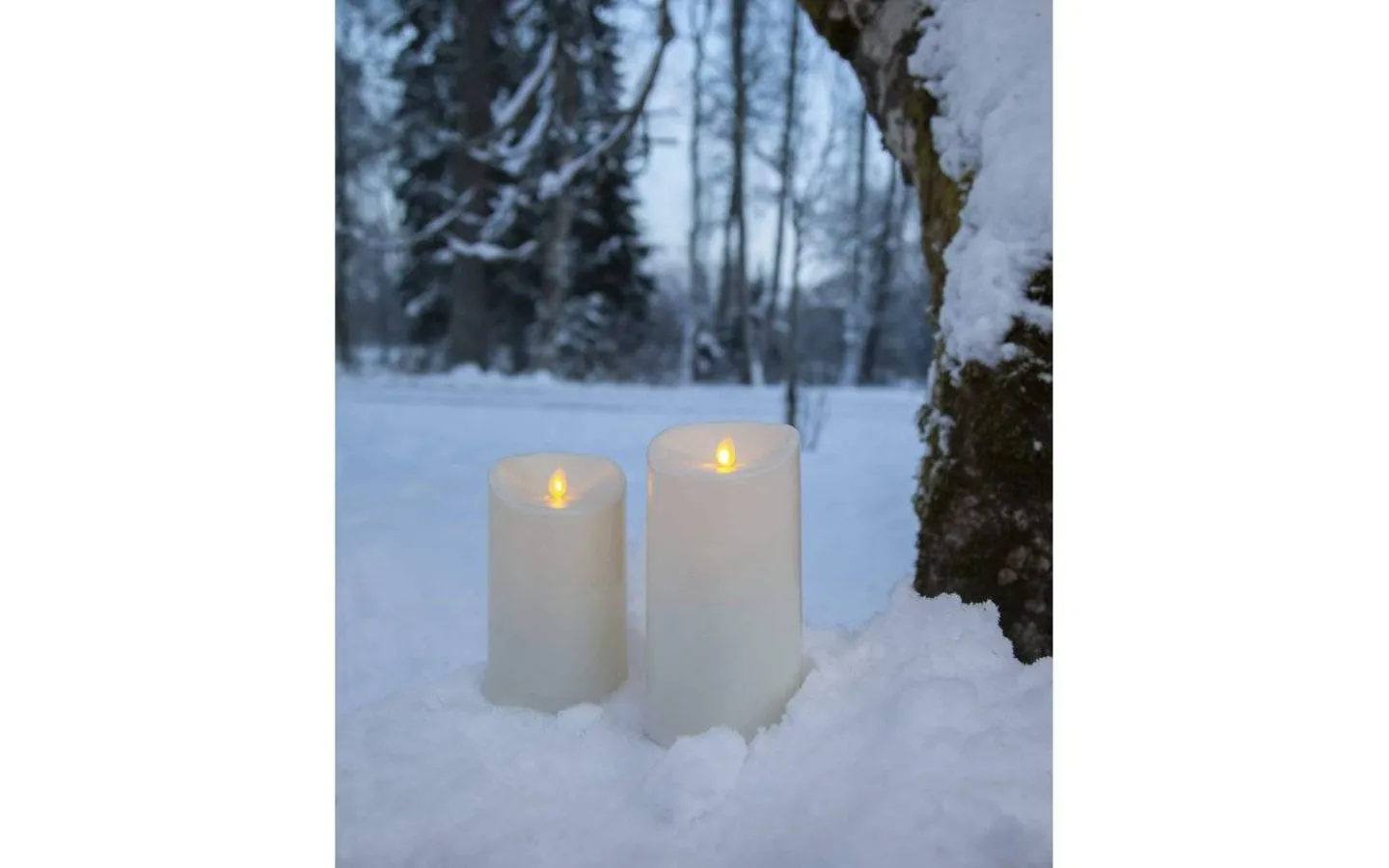 Blockljus Utomhus|Blockljus Utomhus<Star Trading M-Twinkle Batteridrivet Blockljus Utomhusbruk Beige 15cm