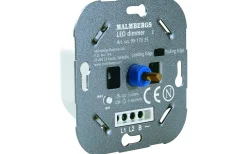 Multidimmer, 5-300W/150W LED, Vit, 1-pol/trapp