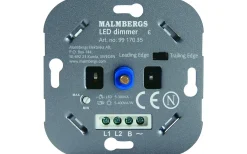 Multidimmer, 5-300W/150W LED, Vit, 1-pol/trapp
