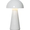 Star Trading Mushroom Uppladdningsbar Bordslampa 3-Stegs DIM 28cm Vit IP44* Uppladdningsbara Lampor Utomhus|Uppladdningsbara Lampor Utomhus