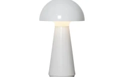 Star Trading Mushroom Uppladdningsbar Bordslampa 3-Stegs DIM 28cm Vit IP44* Uppladdningsbara Lampor Utomhus|Uppladdningsbara Lampor Utomhus