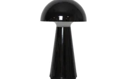 Uppladdningsbara Lampor Utomhus|Uppladdningsbara Lampor Utomhus<Star Trading Mushroom Uppladdningsbar Bordslampa 3-Stegs DIM 28cm Svart IP44