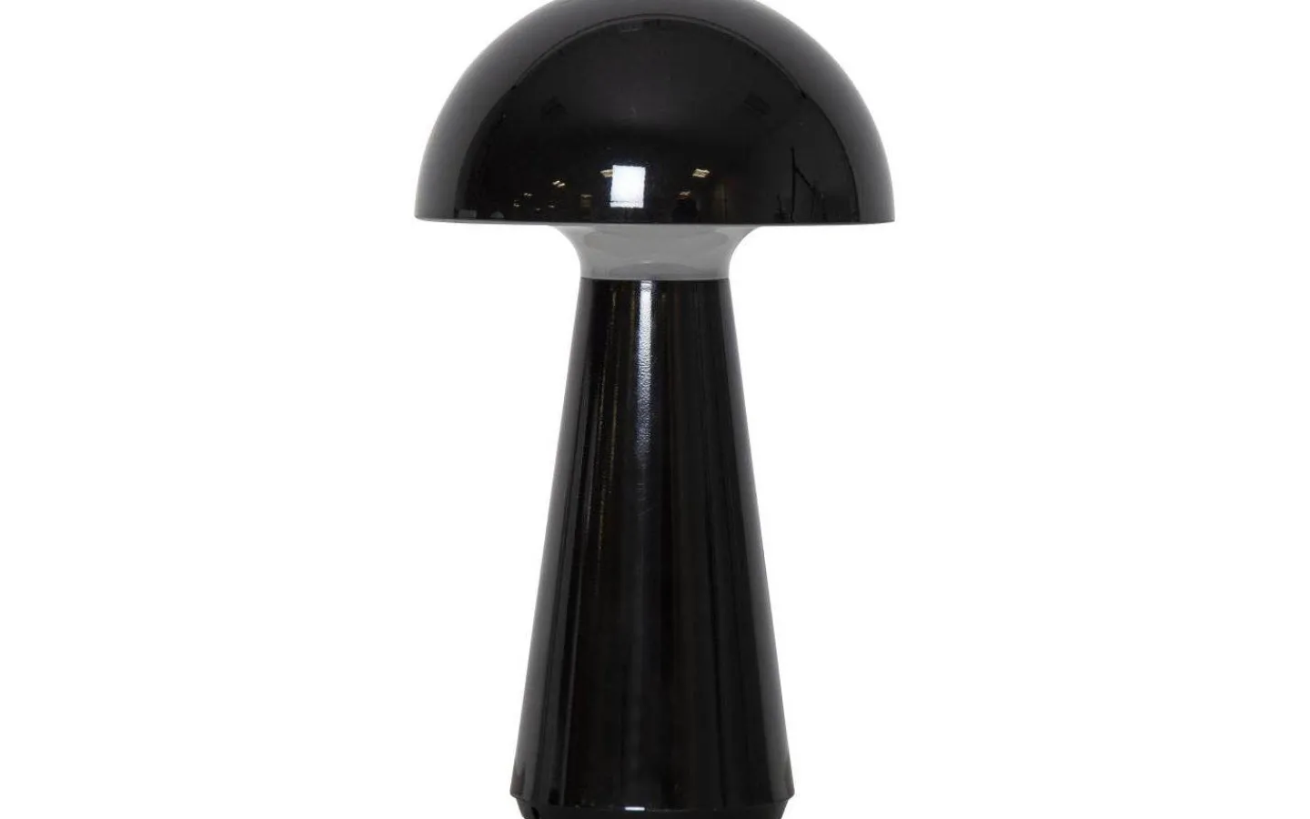 Uppladdningsbara Lampor Utomhus|Uppladdningsbara Lampor Utomhus<Star Trading Mushroom Uppladdningsbar Bordslampa 3-Stegs DIM 28cm Svart IP44