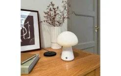 Uppladdningsbara Lampor Inomhus<Dyberg Larsen Mushroom Uppladdningsbar Bordslampa 21cm Vit