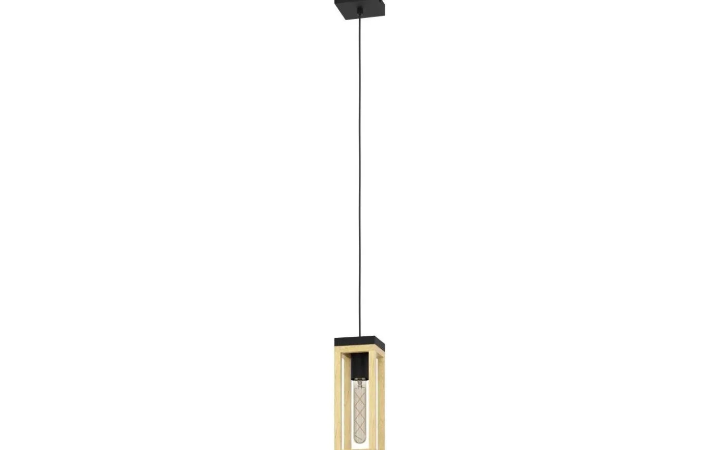 Nafferton Fönsterlampa 10cm Svart/Natur
