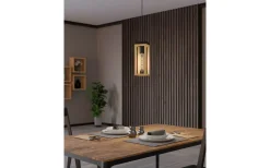 Nafferton Fönsterlampa 10cm Svart/Natur