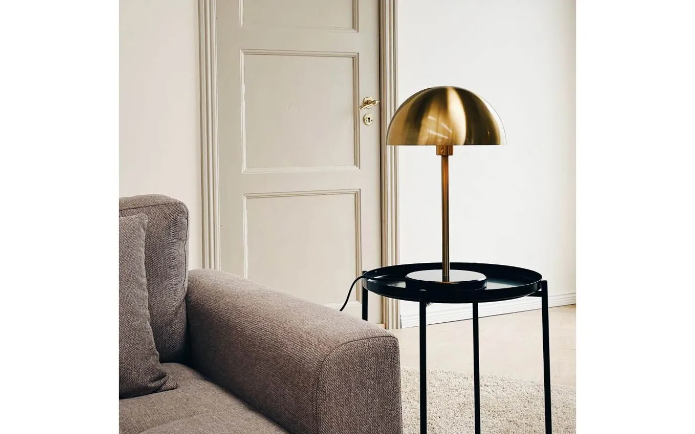 Nancy Bordslampa 51cm Mässing/Svart Marmor