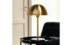 Nancy Bordslampa 51cm Mässing/Svart Marmor