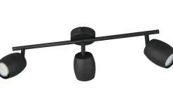 Reality Nancy Spotlight 3-delad GU10 mattsvart* Avlånga Takspotlights|Takspot Med 3 Lampor