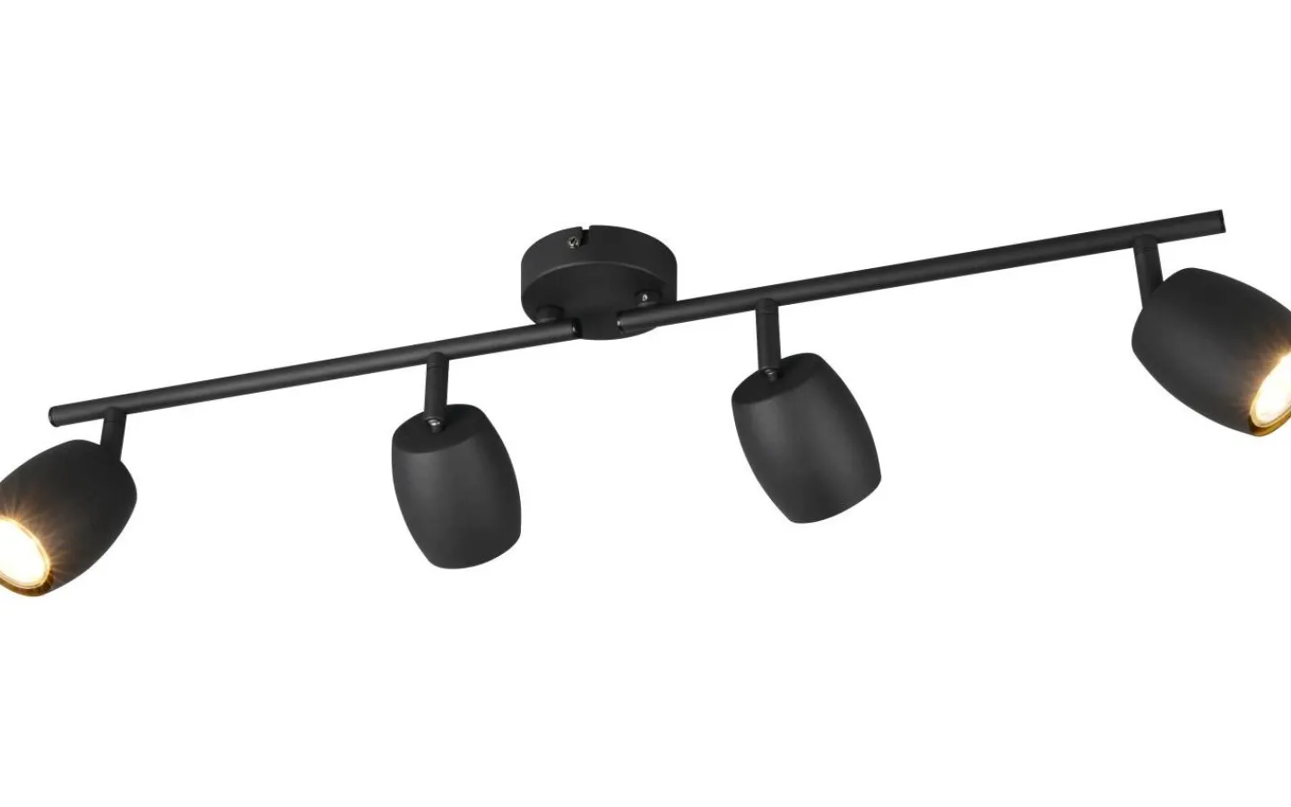 Avlånga Takspotlights|Takspot Med Minst 4 Lampor<Reality Nancy Spotlight 4-delad GU10 mattsvart