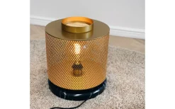 Bordslampor<Dyberg Larsen Nantes Bordslampa 35cm Mässing/Svart Marmor