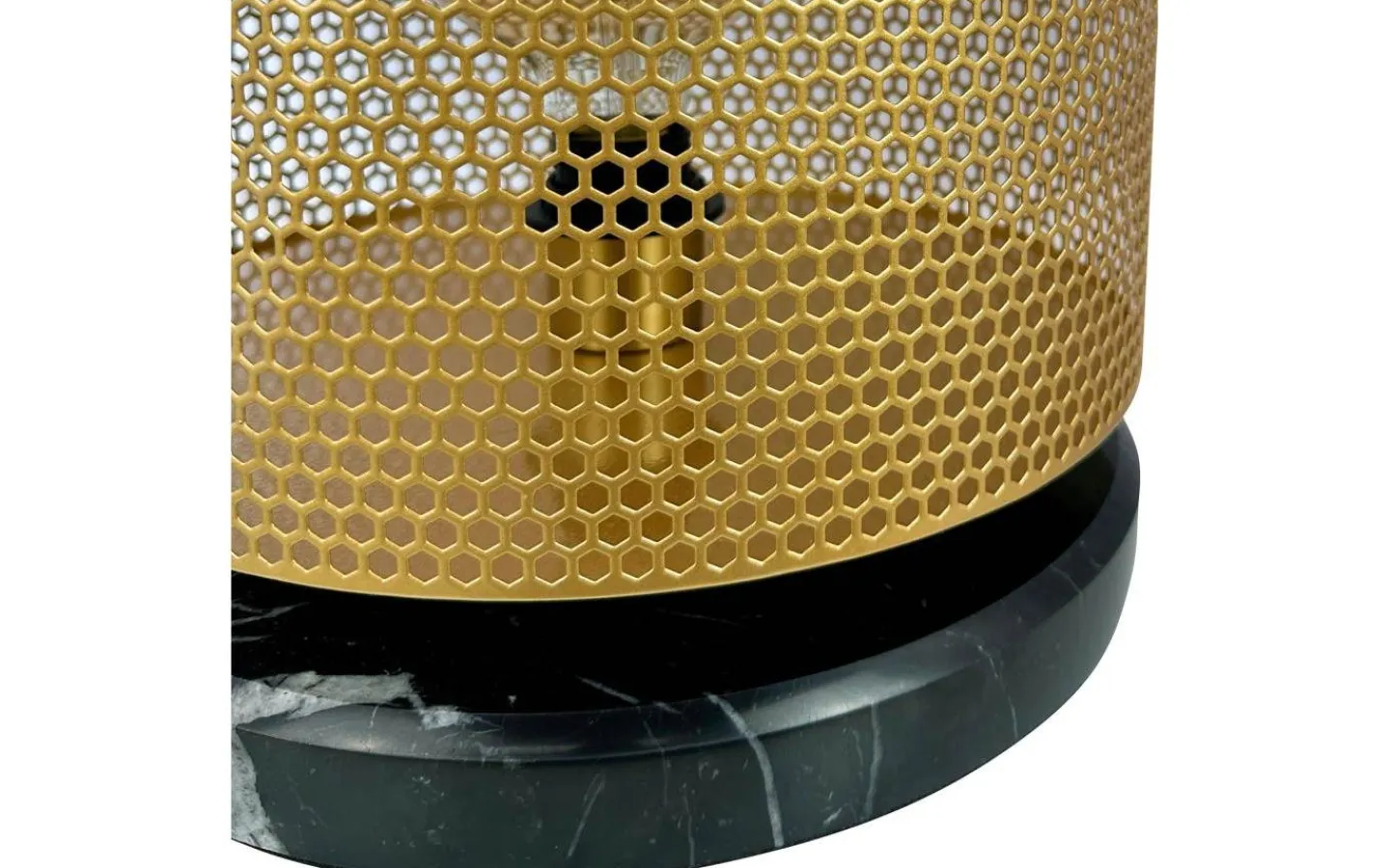 Bordslampor<Dyberg Larsen Nantes Bordslampa 35cm Mässing/Svart Marmor