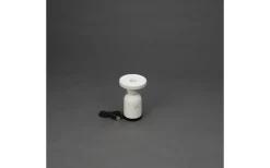 Nantes Uppladdningsbar Bordslampa/Ljushållare LED 12,5cm Vit IP54