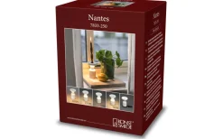 Nantes Uppladdningsbar Bordslampa/Ljushållare LED 12,5cm Vit IP54