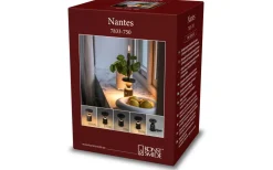 Konstsmide Nantes Uppladdningsbar Bordslampa/Ljushållare LED 12,5cm Svart IP54* Uppladdningsbara Lampor Utomhus|Uppladdningsbara Lampor Utomhus