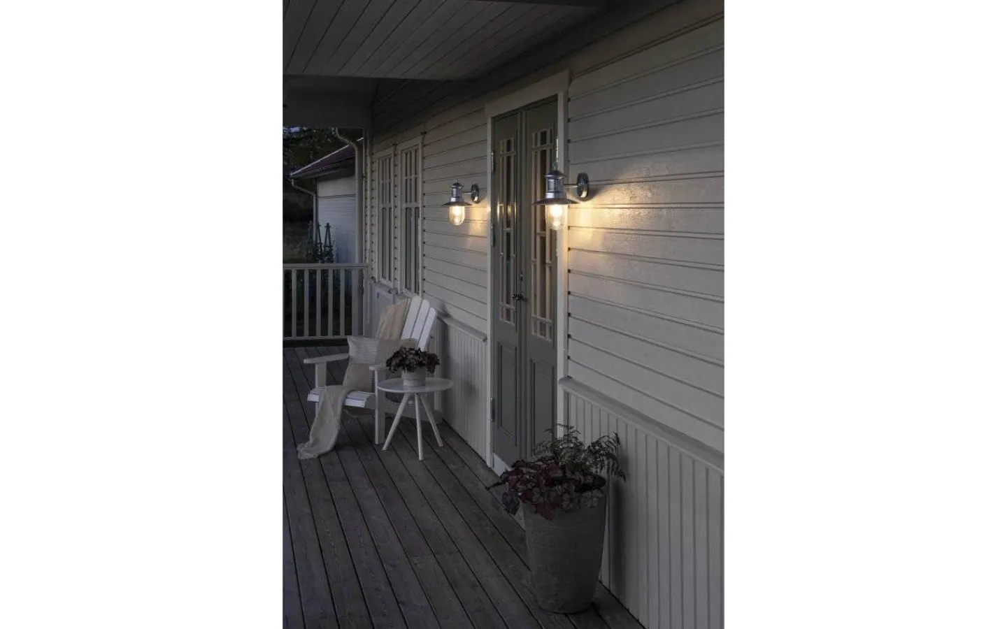 Konstsmide Napoli Vägglykta Galvaniserad Stål IP44* Kustnära Belysning|Vägglyktor