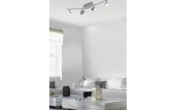 Trio Lighting Narcos Skrivbordslampa LED i borstat stål* Skrivbordslampor