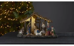 Julbyar Och Figurer|Batteri Julpynt Inomhus<Star Trading Nativity Julby