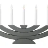 Navida Adventsljusstake 30cm Grå