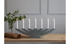 Navida Adventsljusstake 30cm Grå