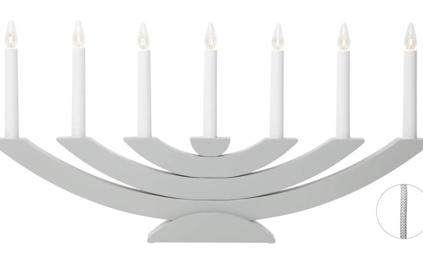 Star Trading Navida Adventsljusstake 30cm Grå* Visa Alla Adventsljusstakar|Adventsljusstakar 0-30 Cm