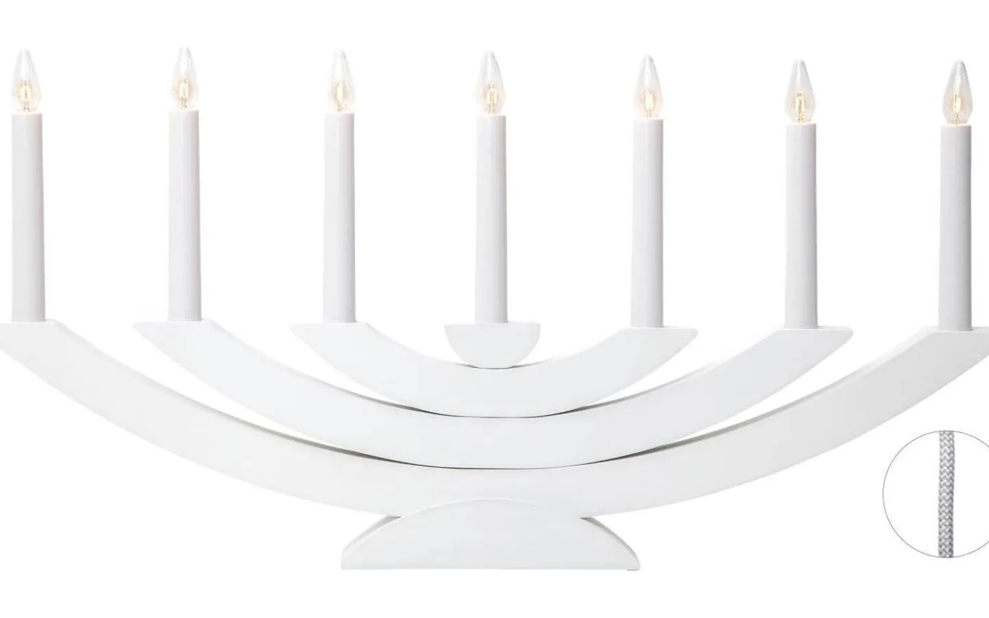 Visa Alla Adventsljusstakar|Adventsljusstakar 0-30 Cm<Star Trading Navida Adventsljusstake 30cm Vit