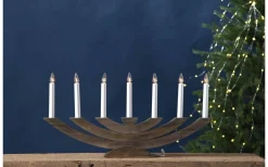 Navida Adventsljusstake 30cm Brun