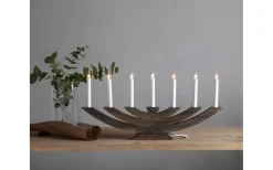 Navida Adventsljusstake 30cm Brun