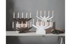 Visa Alla Adventsljusstakar|Adventsljusstakar 0-30 Cm<Star Trading Navida Ljusstake 24cm Grå