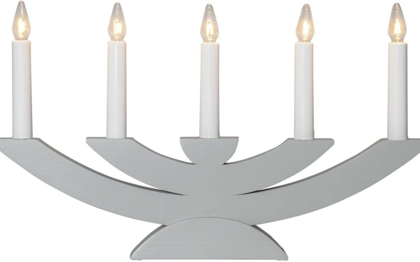 Navida Ljusstake 24cm Ljusgrå