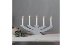 Navida Ljusstake 24cm Ljusgrå